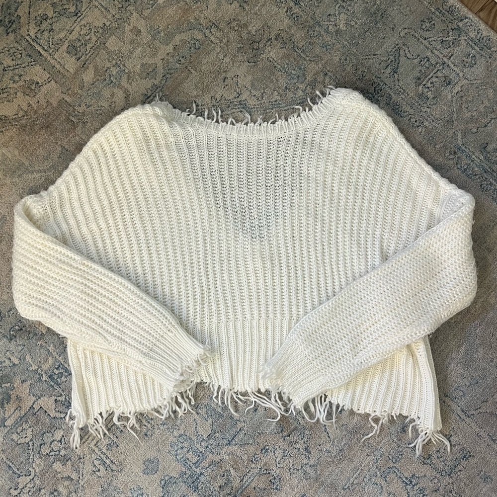 Oversized Cream Sweater